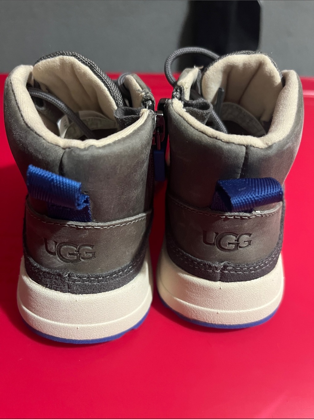 UGG Kids Gray Ankle Boots Toddler Size 10